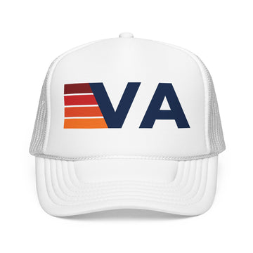 Buy white Virginia Trucker Hat - VA retro cap