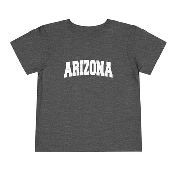 Buy dark-heather-grey Arizona Toddler Graphic Tee - Kids Arizona Vacation T-Shirt