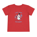 Lake Tahoe, California Toddler Skiing Snowman Graphic Tee - Kids Lake Tahoe T-Shirt-5
