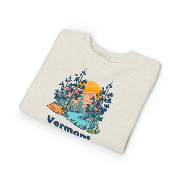 Vermont Toddler Sweatshirt - Vermont Toddler Crewneck Sweatshirt