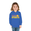Atlanta, Georgia Toddler Hoodie - Retro Sunrise Unisex Atlanta Toddler Sweatshirt-8