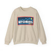 Wyoming Sweatshirt - Mountain Graphic Crewneck