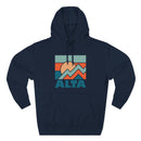 Alta, Utah Hoodie - Retro Mountain Unisex Sweatshirt-7