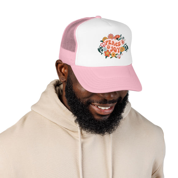 Peace and Joy Trucker Hat Boho
