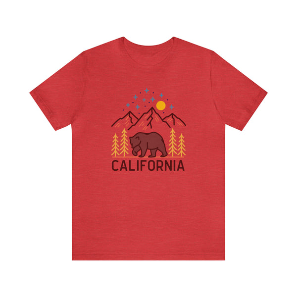California T-Shirt - Retro Unisex California Shirt