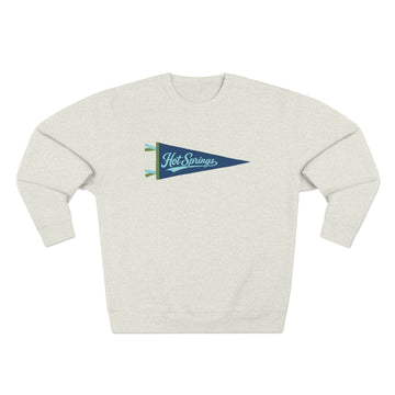 Buy oatmeal-heather Premium Hot Springs National Park Crewneck Sweatshirt