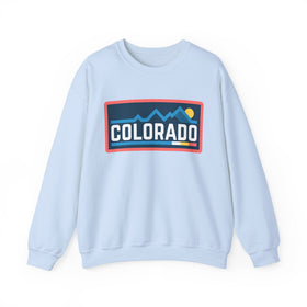 Buy light-blue Colorado Sweatshirt - Mountain Graphic Crewneck
