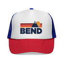 Bend, Oregon Retro Mountains Trucker Hat - Vintage Style Bend Cap-1