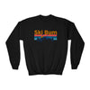 Ski Bum Youth Sweatshirt - Unisex Kid's Ski Bum Crewneck Sweatshirt