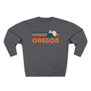 Premium Oregon Retro Mountain Graphic Sweatshirt-4