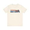 Lake Geneva, Wisconsin T Shirt - Retro Jetski PWC Graphic Tee