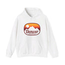 Denver, Colorado Hoodie - Retro Ombre Unisex Denver Hoodie Sweatshirt-4