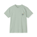 Sarasota, Florida Palm Tree Pocket Tee, Summer Coastal Vibes Top, Beach Apparel - Comfort Colors Graphic T Shirt-3