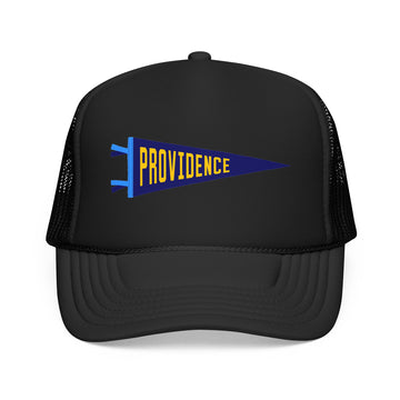 Providence, Rhode Island Pennant Trucker Hat — Retro Flag Foam Cap - 0