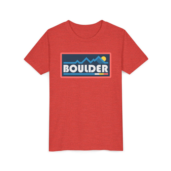 Boulder, Colorado Youth Graphic Tee - Kids Boulder T Shirt