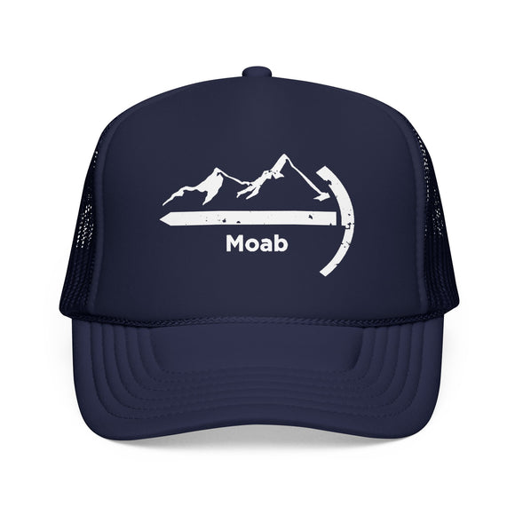 Moab, Utah Trucker Hat - Foam Boulder Cap