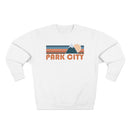 Premium Park City, Utah Retro Mountain Graphic Sweatshirt-3
