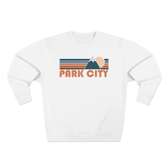 Premium Park City, Utah Retro Mountain Graphic Sweatshirt