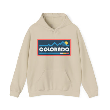 Colorado Hoodie - Sun Unisex Colorado Hoodie Graphic Sweatshirt - 0