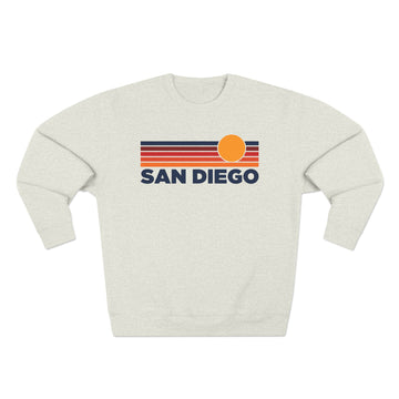 Premium San Diego, California Sun Graphic Sweatshirt