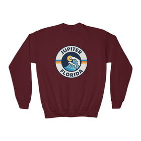 Jupiter, Florida Youth Sweatshirt - Unisex Kid's Jupiter Crewneck Sweatshirt
