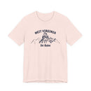 West Virginia Ski Babe T‑Shirt - Retro Skiing Graphic Tee-2