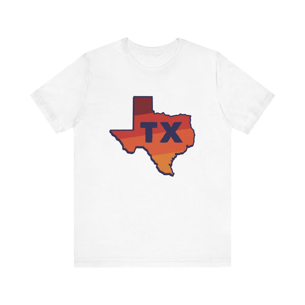 Texas T-Shirt Retro - Adult Unisex Texas T Shirt