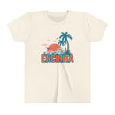 Encinitas, California Youth Shirt - Retro Palm Tree Encinitas Kid's T-Shirt-1