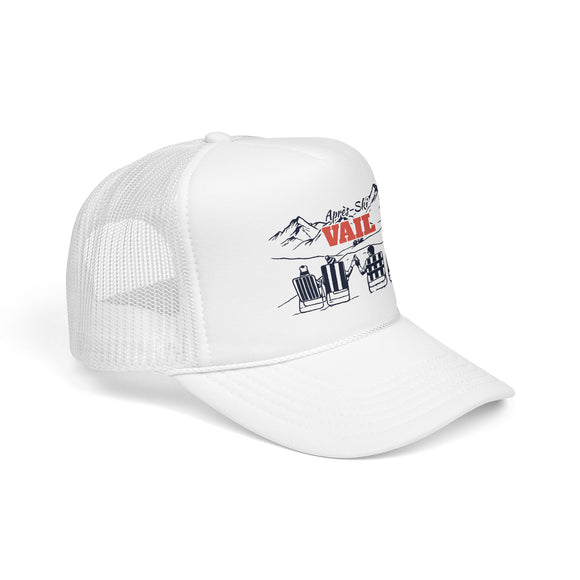Vail, Colorado Après-ski Trucker Hat — Foam Mesh Cap