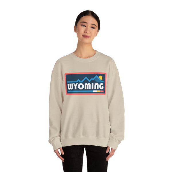 Wyoming Sweatshirt - Mountain Graphic Crewneck