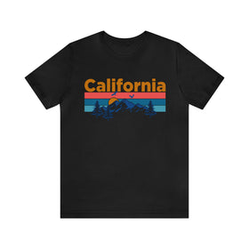 California T-Shirt - Mountain Sunset Unisex California Shirt