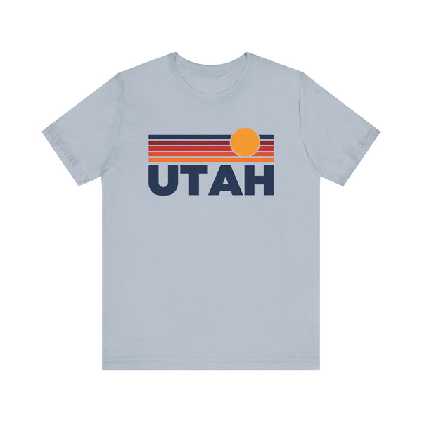Utah T-Shirt Retro Sun Ombre Unisex Tee, Vintage Utah Tee, Mountain Sun Tee, Utah Souvenir Shirt