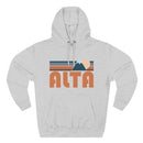 Alta, Utah Hoodie - Retro Mountain Unisex Sweatshirt-3