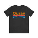 Ouray, Colorado Shirt - Mountain Sunset Unisex Ouray T-Shirt-3