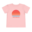 Michigan Toddler T-Shirt - Retro 80s Unisex Toddler Michigan Shirt-5