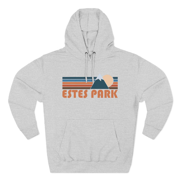 Estes Park, Colorado Hoodie - Retro Mountain Unisex Sweatshirt