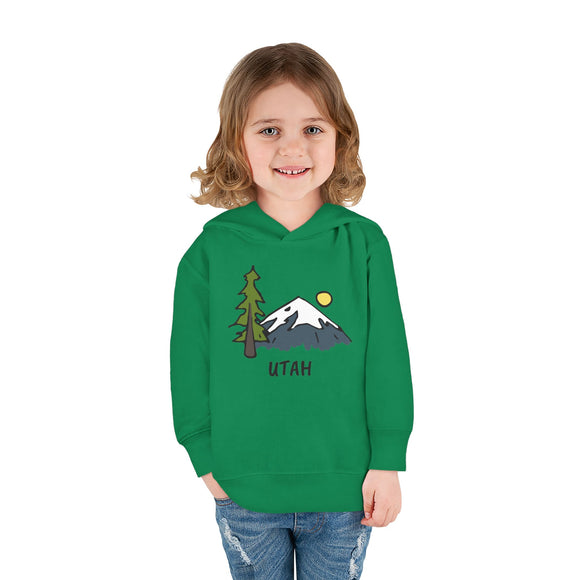 Utah Toddler Hoodie - Unisex Mountain Utah Toddler Sweatshirt