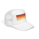 West Virginia Retro Sunset Trucker Hat-7