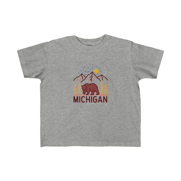 Michigan Toddler T-Shirt - Unisex Toddler Michigan Shirt - 0
