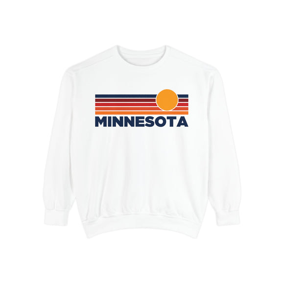 Minnesota Sunset Stripes Sweatshirt | Comfort Colors - 100% Cotton