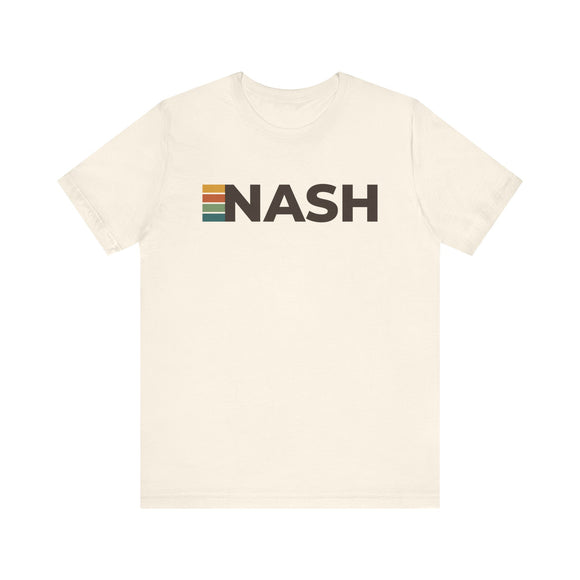 Nashville, Tennessee tee - NASH t shirt retro stripes