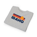 Idaho Toddler Sweatshirt - Retro Sun Idaho Toddler Crewneck Sweatshirt-10