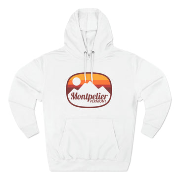 Buy white Premium Montpelier, Vermont Hoodie - Retro Unisex Montpelier Sweatshirt