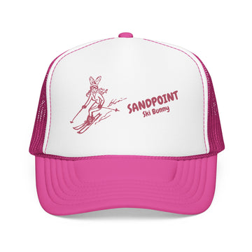 Sandpoint, Idaho Ski Bunny Foam Trucker Hat