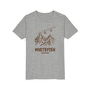 Whitefish, Montana Youth T-Shirt — Vintage Gondola Ski Mountain Tee-3