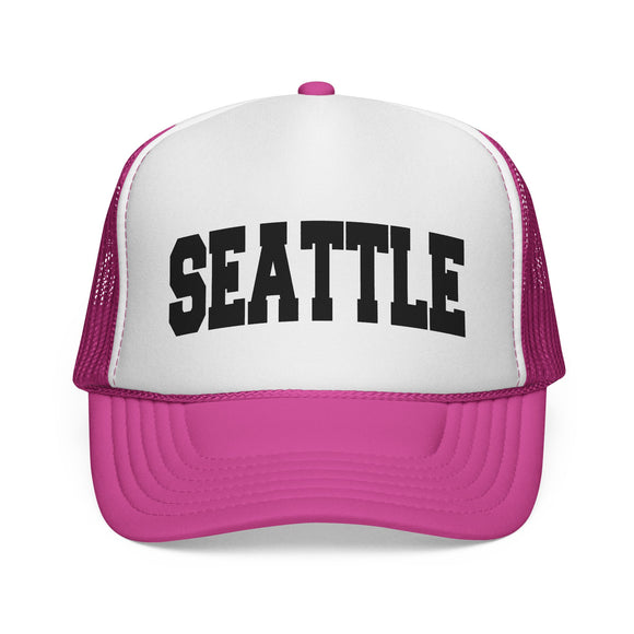Seattle, Washington Collegiate Style Trucker Hat