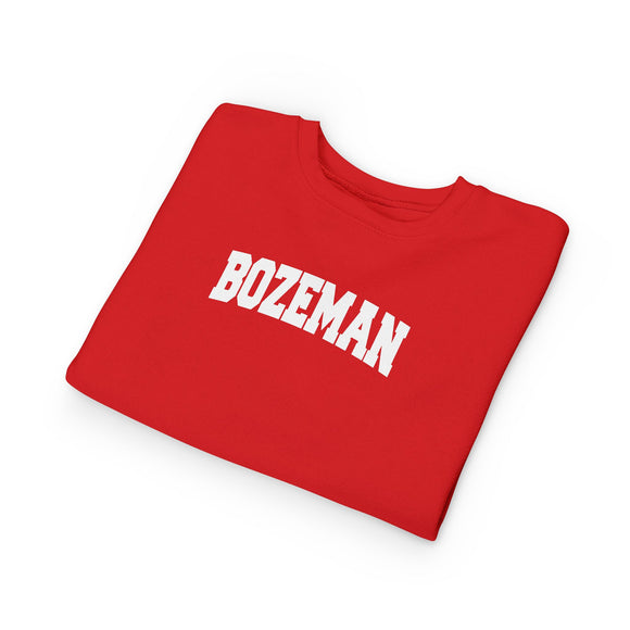 Bozeman, Montana Toddler Sweatshirt - Bozeman Toddler Crewneck Sweatshirt