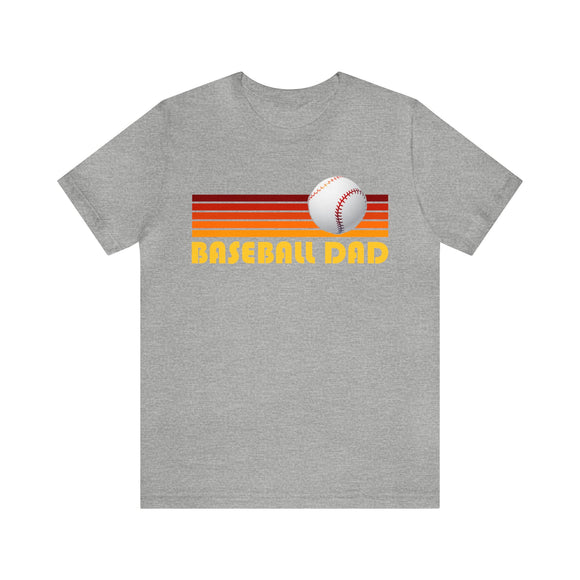 Baseball Dad T-Shirt - Retro Unisex Baseball Dad Shirt