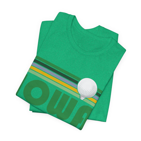 Golf Iowa T-Shirt - Retro Golf Unisex Iowa Shirt