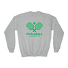Southampton, New York Youth Sweatshirt - Pickleball Unisex Kid's Southampton Crewneck Sweatshirt